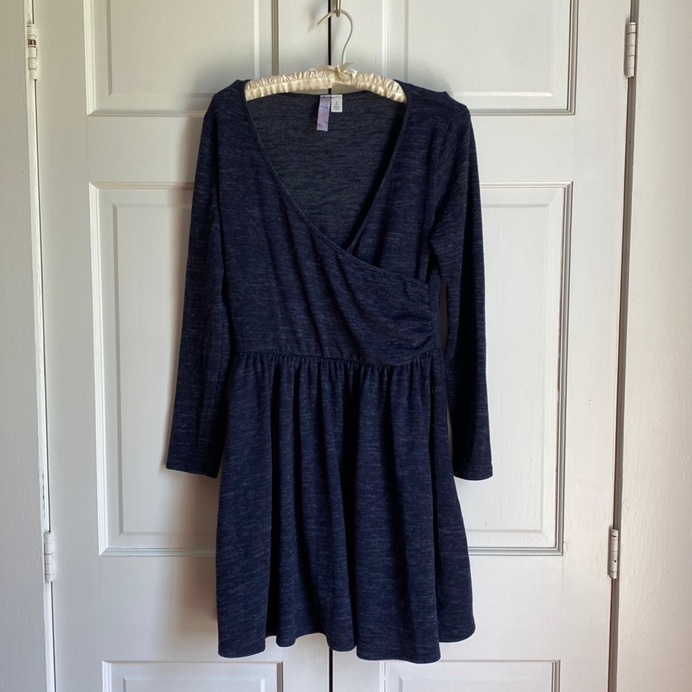 Dark Blue knee length dress